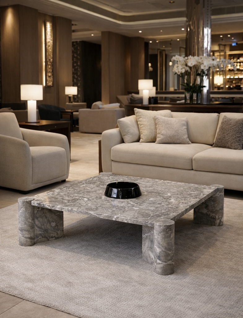 COFFEE TABLE - CT04 - GREY EMPERADOR