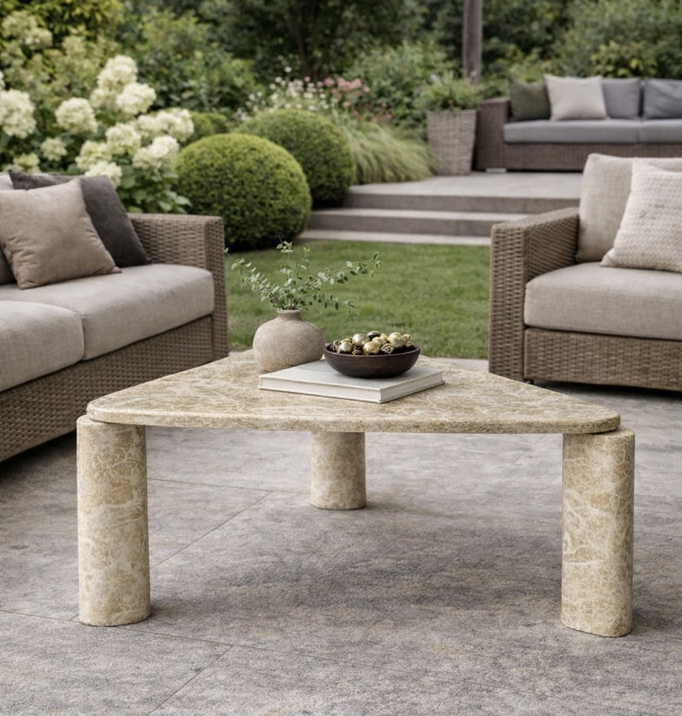 MARBLE COFFEE TABLE - CT01 - LIGHT EMPERADOR
