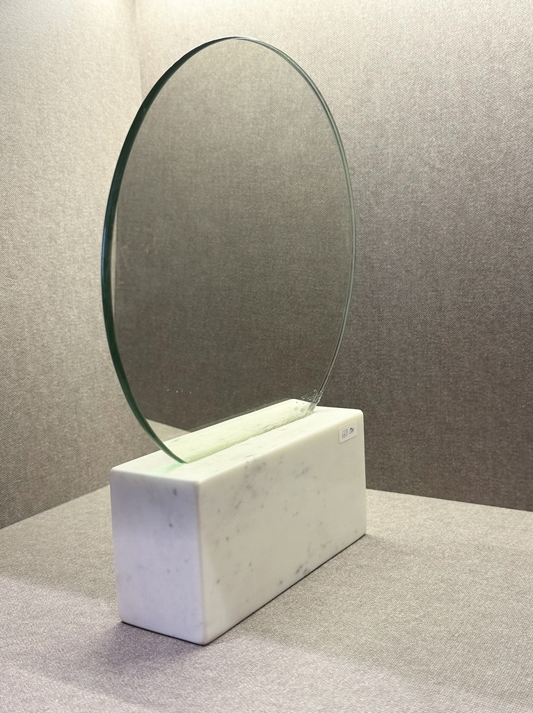 [HN] GIẢM 50% - GƯƠNG TRANG ĐIỂM VỚI TAY NẮM TỪ ĐÁ TỰ NHIÊN - SALE35