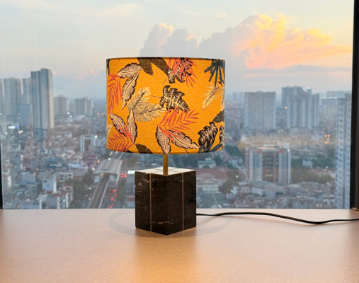 STONE PRODUCT - TABLE LAMP - BLOCK BASE