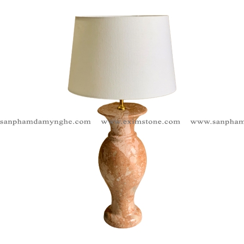 STONE PRODUCT - MARBLE TABLE LAMP - DB01 - PINK