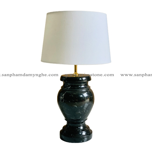 STONE PRODUCT - MARBLE TABLE LAMP - DB02 - BLACK