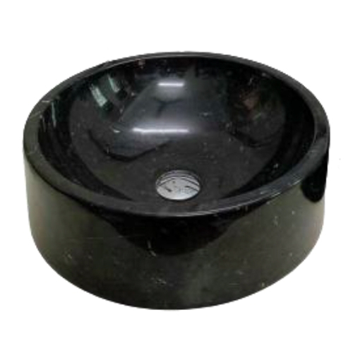 NATURAL STONE BATHROOM BASIN - PURE WHITE - BST68