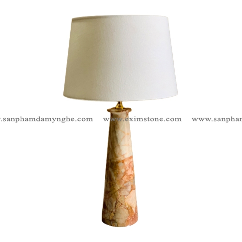 STONE PRODUCT - MARBLE TABLE LAMP - DB06 - PINK