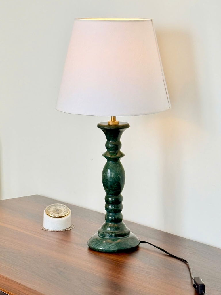 STONE PRODUCT - TABLE LAMP - CLASSIC PILLAR BASE