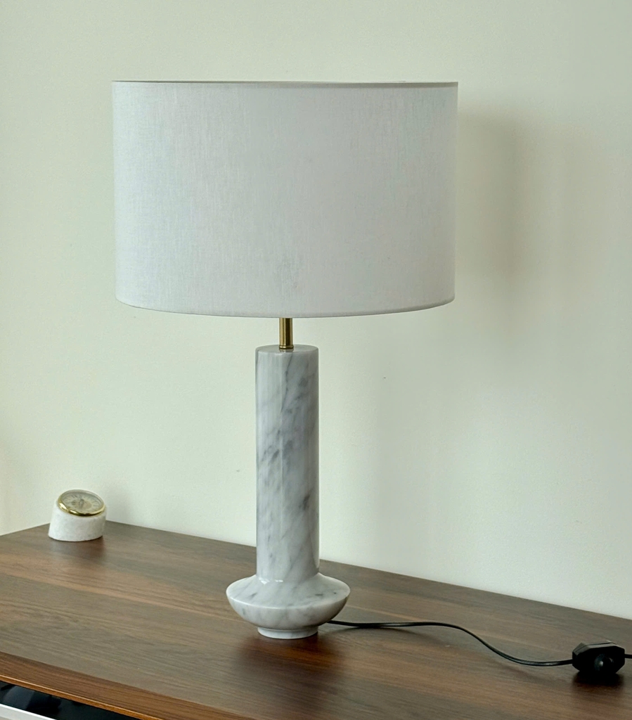 STONE PRODUCT - TABLE LAMP - L-SHAPED BASE
