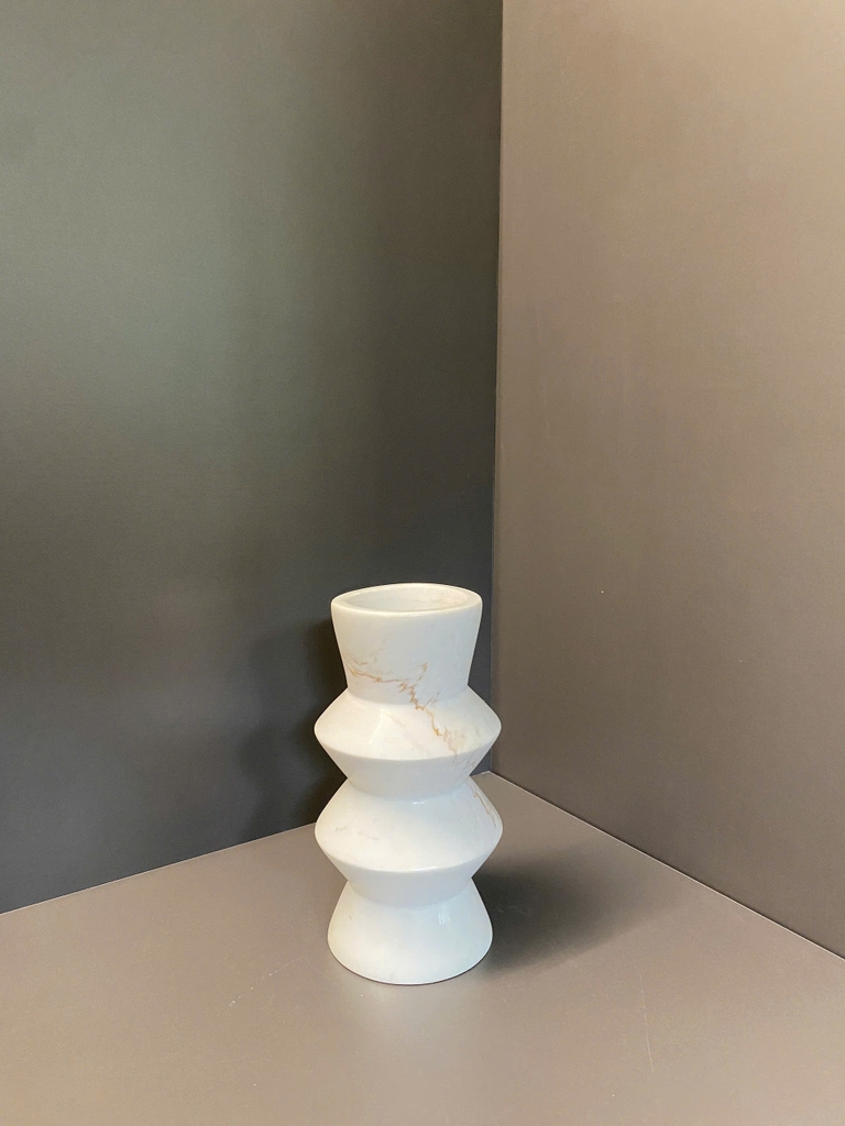 [HN] GIẢM 50% - BÌNH HOA ĐÁ TỰ NHIÊN TRANG TRÍ/CẮM HOA - SALE40 - TRẮNG SỮA