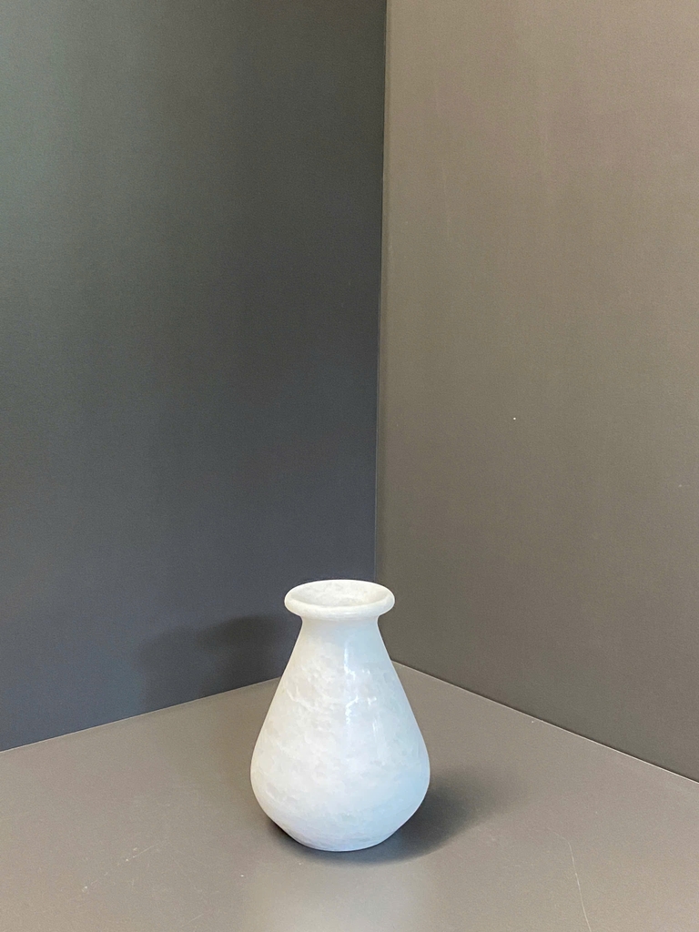 [HN] BÌNH HOA ĐÁ TỰ NHIÊN TRANG TRÍ/CẮM HOA - SALE41 - TRẮNG