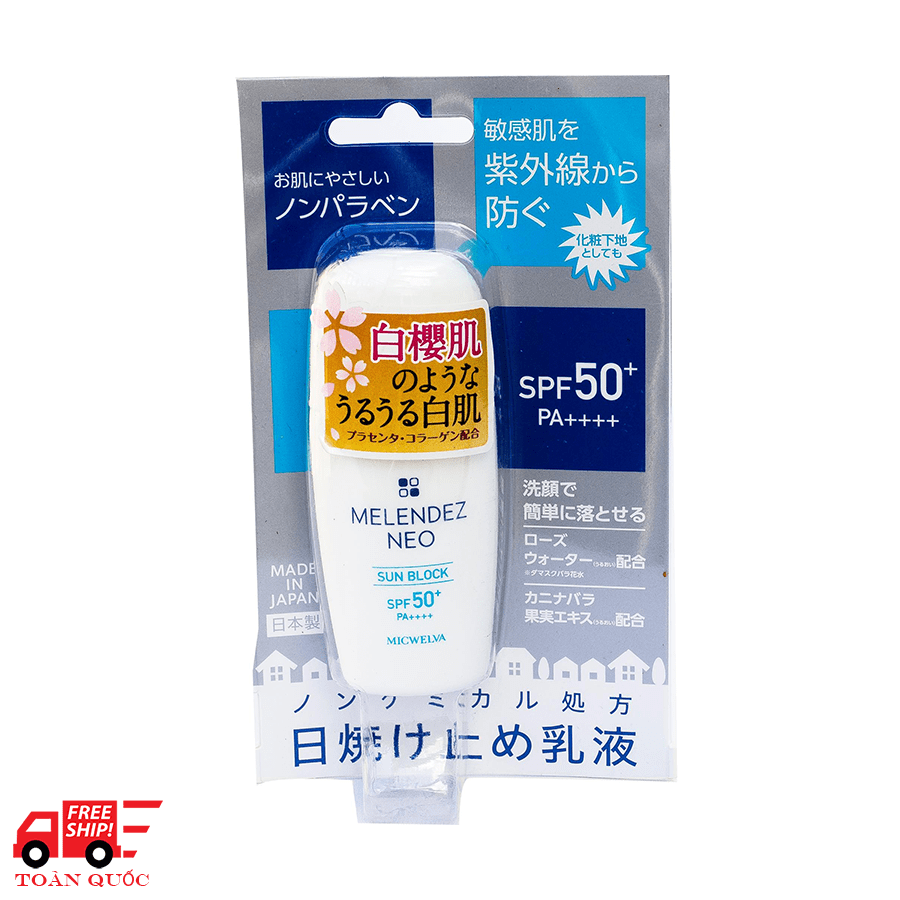 Kem chống nắng dưỡng da Melendez Neo Sunscreen D SPF 50+ PA++++ 30g