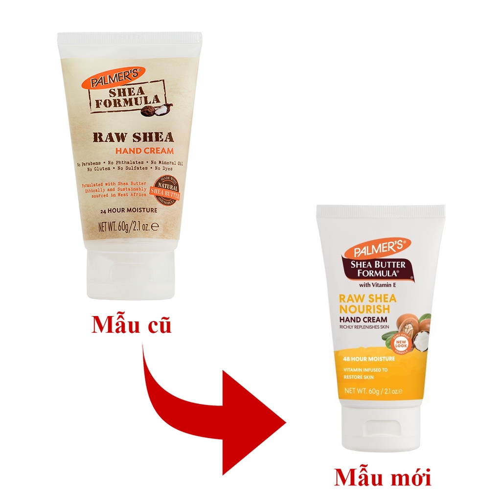 Kem dưỡng da tay giữ ẩm Bơ hạt mỡ Palmer's Shea Formula Hand Cream 60g