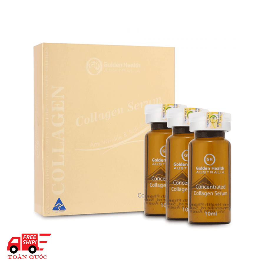 Serum tế bào gốc Collagen Serum Golden Health (10ml x 3 Lọ)