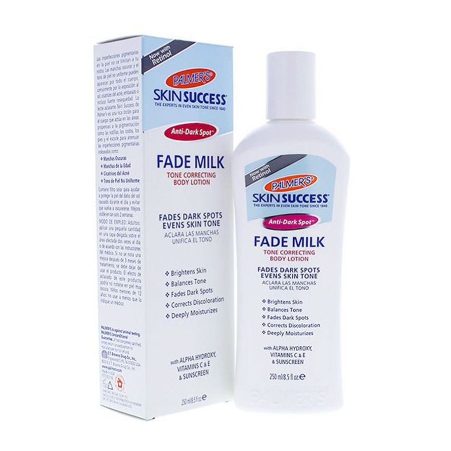 Sữa dưỡng thể trắng da, mờ thâm nám tàn nhang Palmer’s Anti Dark Spot Fade Milk Tone Correcting Body Lotion 250ml