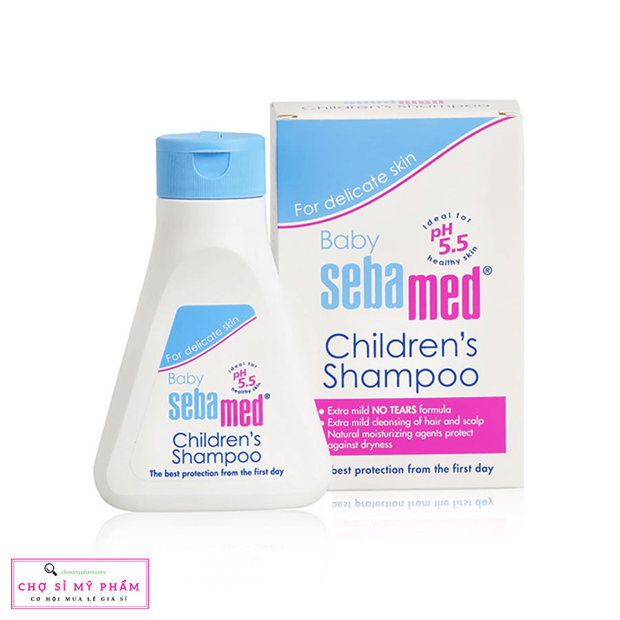 Dầu gội dịu nhẹ không cay mắt bé Sebamed pH5.5 Baby Children's Shampoo 150ml