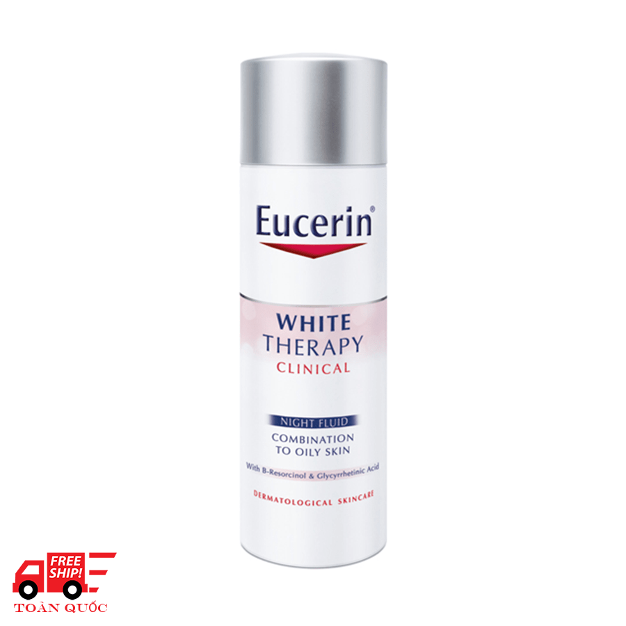 Kem giữ ẩm, kiểm sót nhờn, làm trắng da ban đêm Eucerin White Therapy Night Fluid 50ml