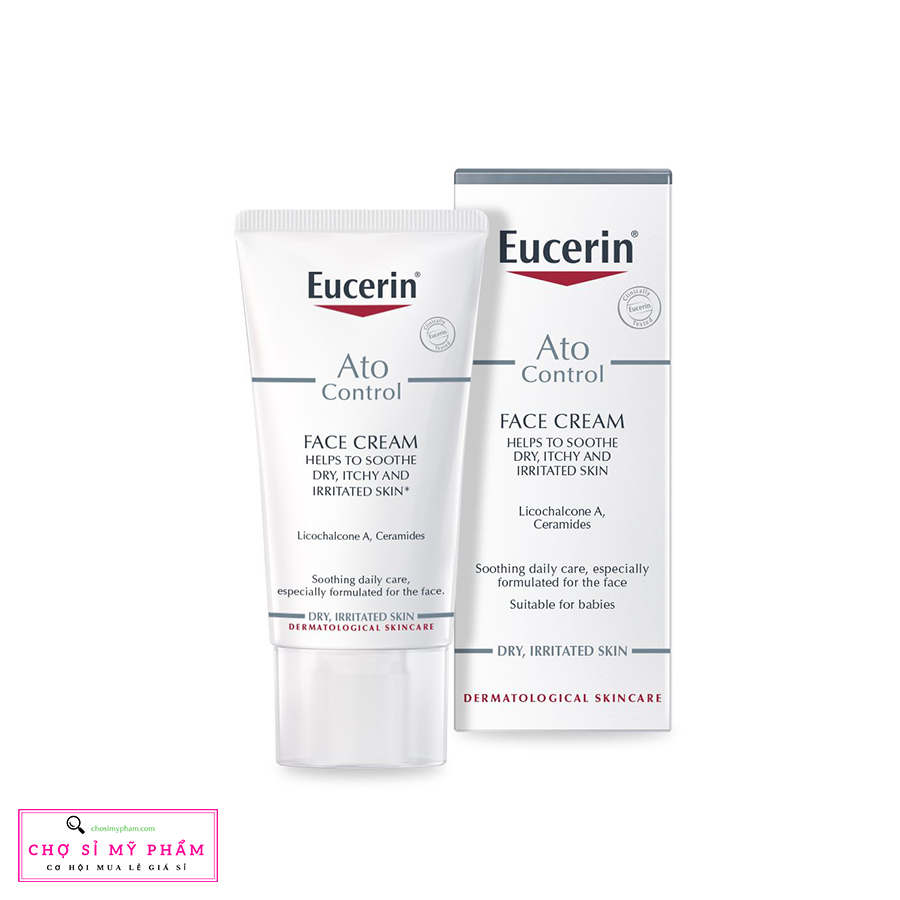 Kem dưỡng da mặt cho da sau dị ứng Eucerin Atocontrol Face Cream 50ml