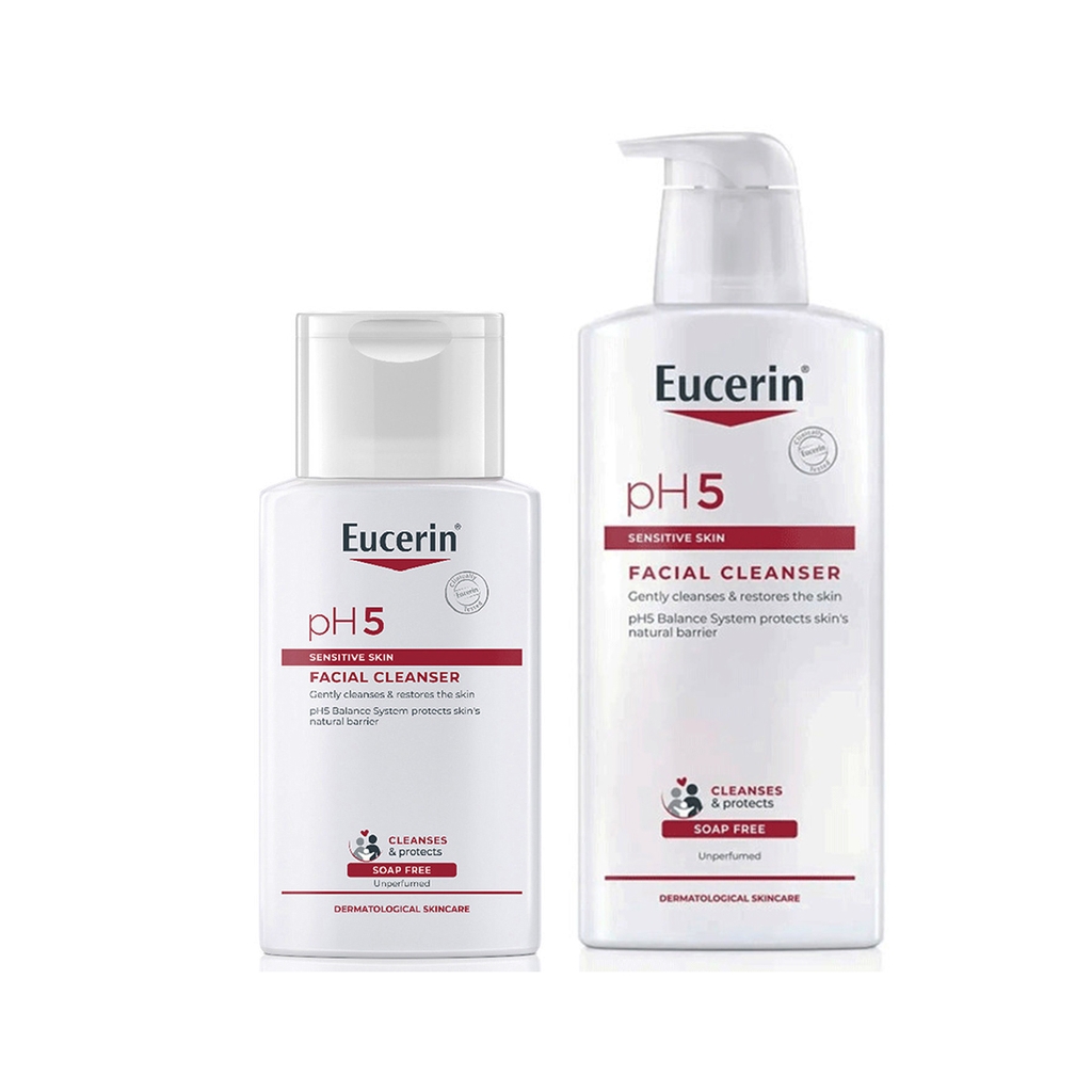 Sữa Rửa Mặt Da Nhạy Cảm Eucerin pH5 Facial Cleanser 400ml