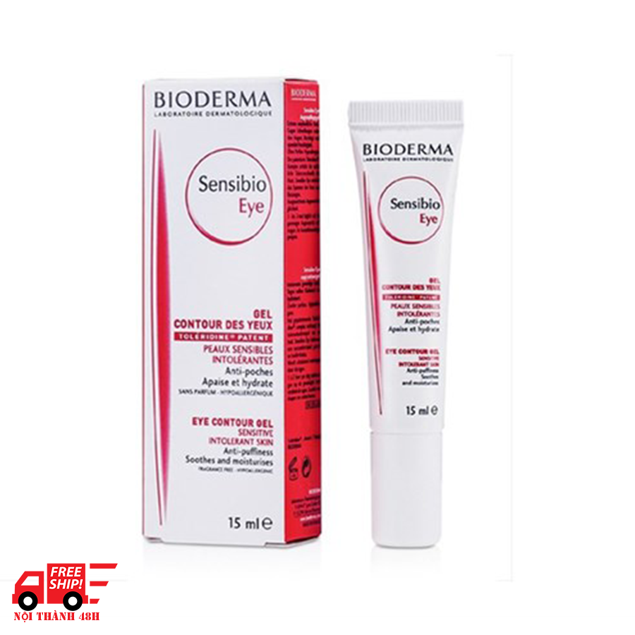 Gel dưỡng giảm bọng mắt và mờ nếp nhăn vùng mắt Sensibio Eye Bioderma 15ml