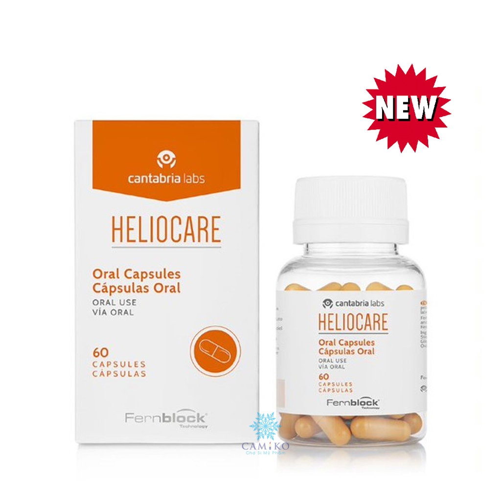 Viên uống chống nắng Heliocare Oral (60 viên)