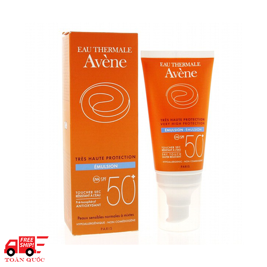 Kem chống nắng cho da thường đến hỗn hợp Avène Very High Protection Emulsion 50+ 50ml