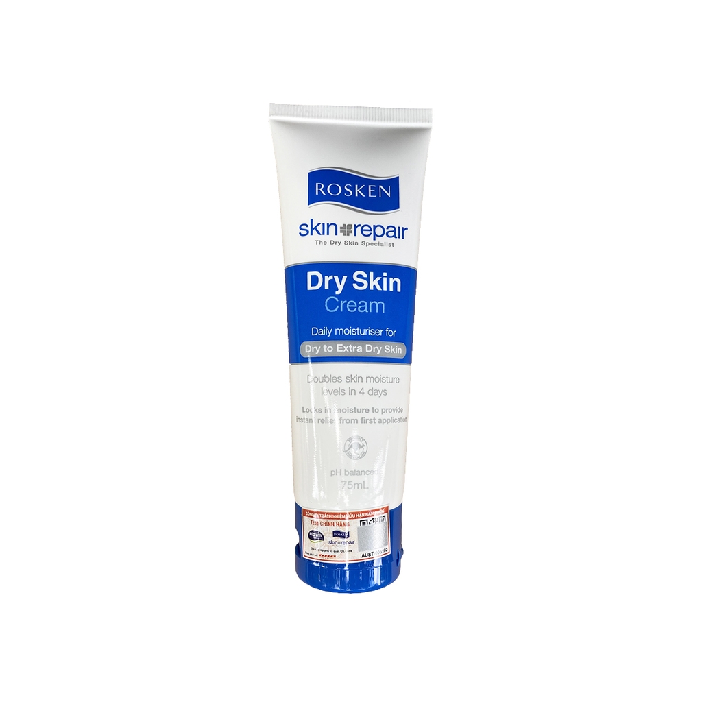 Kem dưỡng ẩm cho da khô Rosken Dry Skin Cream 75ml - cấp ẩm tức thời, giảm khô nứt, giảm thâm
