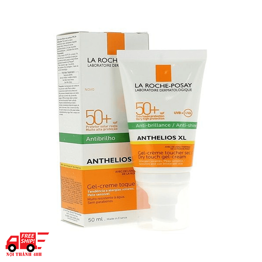 Kem Chống Nắng (Có Màu) dành cho da dầu Anthelios XL Dry Touch SPF50+ La Roche Posay 50ml