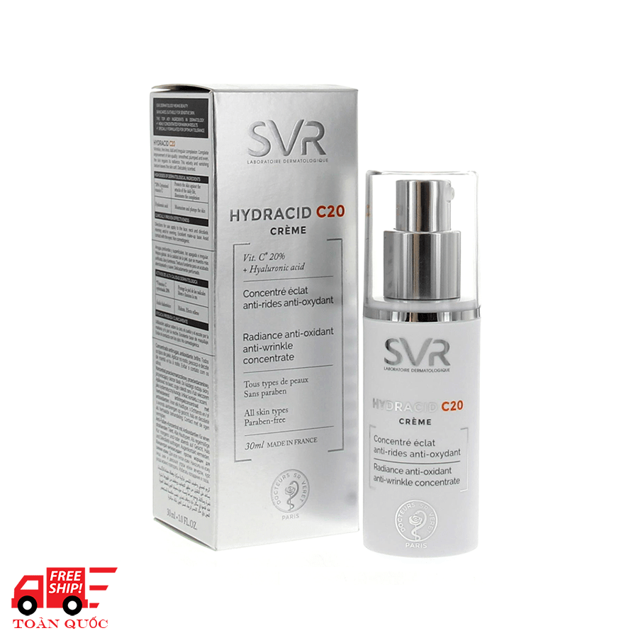 Kem chống nhăn và làm sáng da SVR Hydracid C20 Crème 30ml