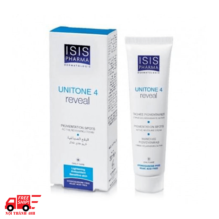 Kem hỗ trợ điều giảm nám da ISIS Pharma Unitone 4 Reveal 30ml