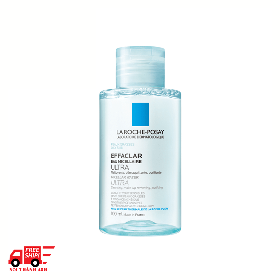 Nước Tẩy Trang cho da dầu mụn Micellar Water Ultra Oily La Roche Posay 100ml