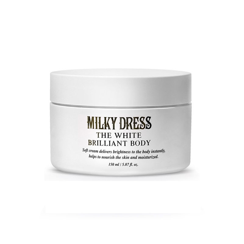 Sữa dưỡng thể làm trắng da và săn chắc da toàn thân Milky Dress The White Brilliant Body (150ml)