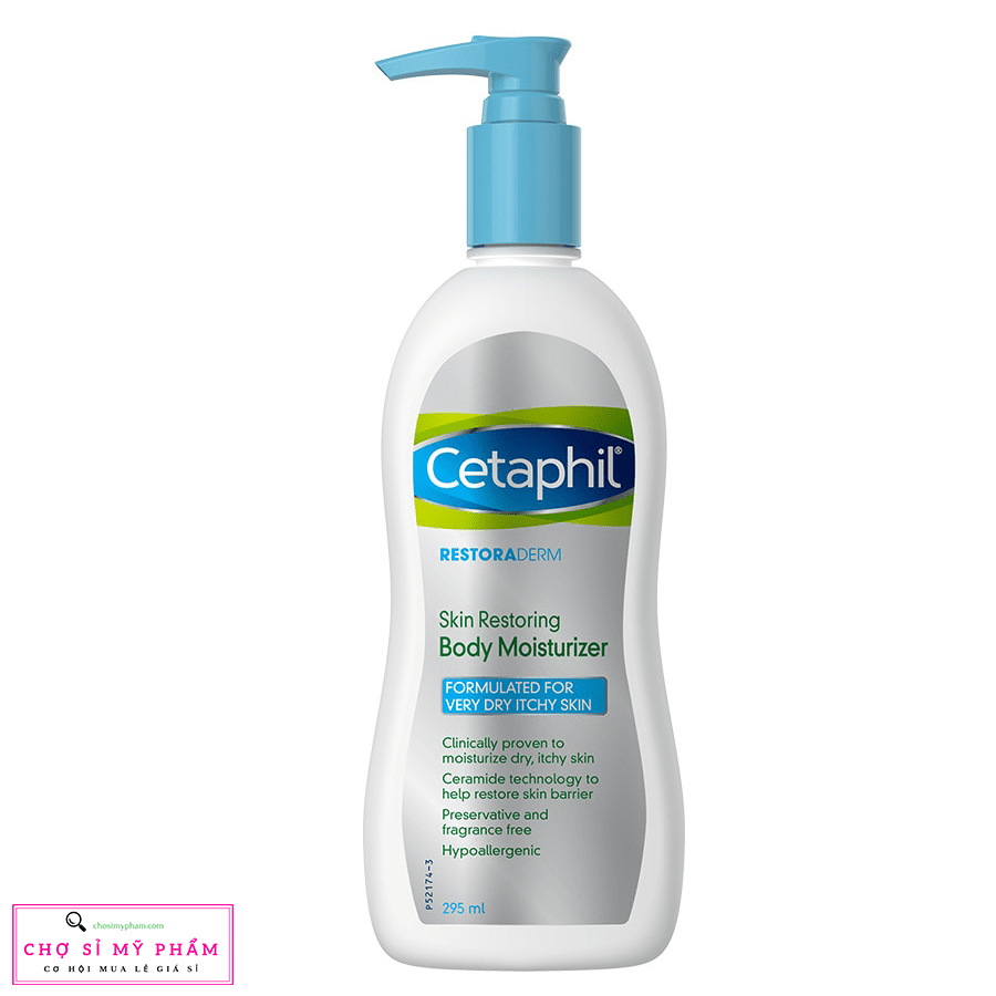 Sữa dưỡng ẩm làm mềm toàn thân cho da khô, da cơ địa Cetaphil Restoraderm Body Moisturizer 295ml