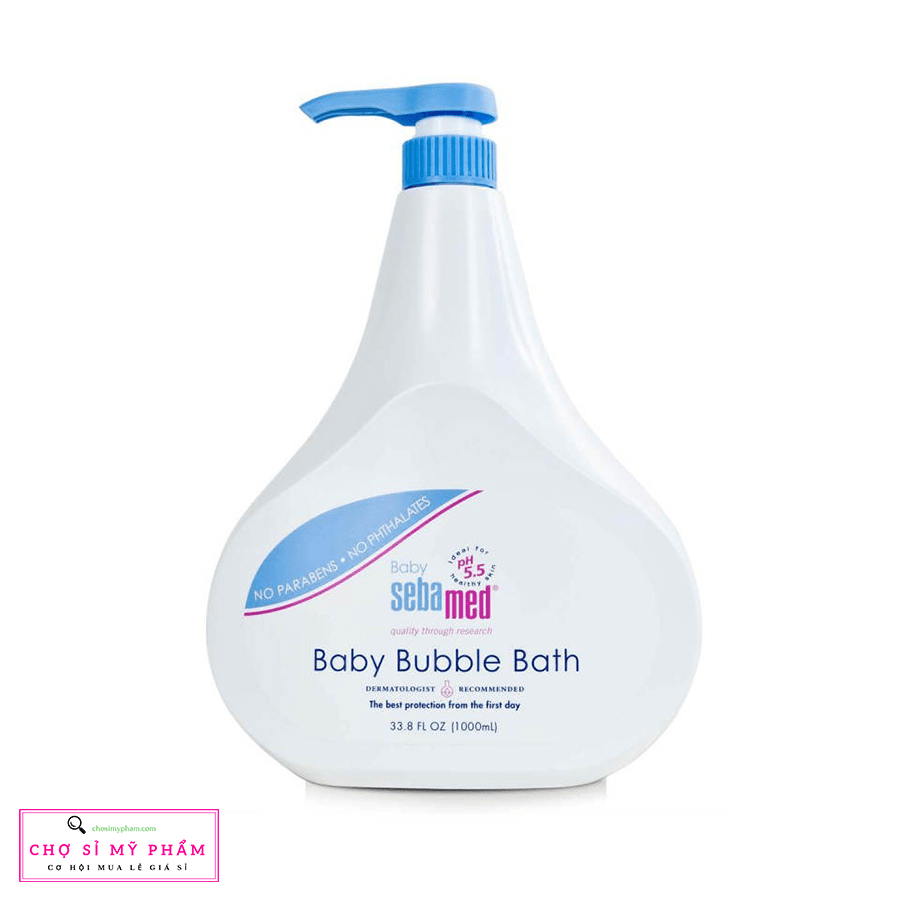 Sữa tắm tạo bọt dịu nhẹ cho bé Sebamed pH5.5 Baby Bubble bath 1000ml