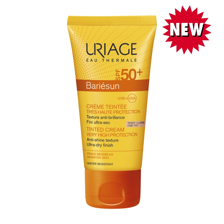 Kem chống nắng có màu cho da nhạy cảm Uriage Bariesun Creme Teintee SPF50+ 50ml