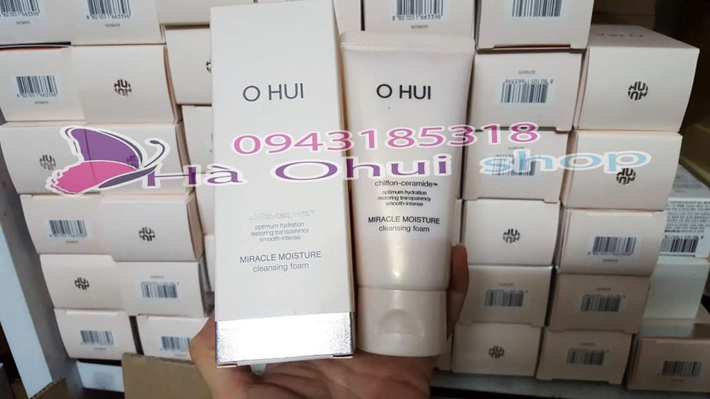 Sữa Rửa Mặt Ohui Hồng 80ml Ohui Optimum Hydration Miracle Moisture Cleansing Foam Shop Hoh