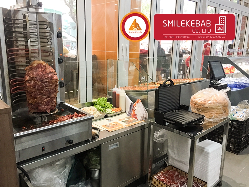 Bánh mỳ Smile Kebab 17.000đ