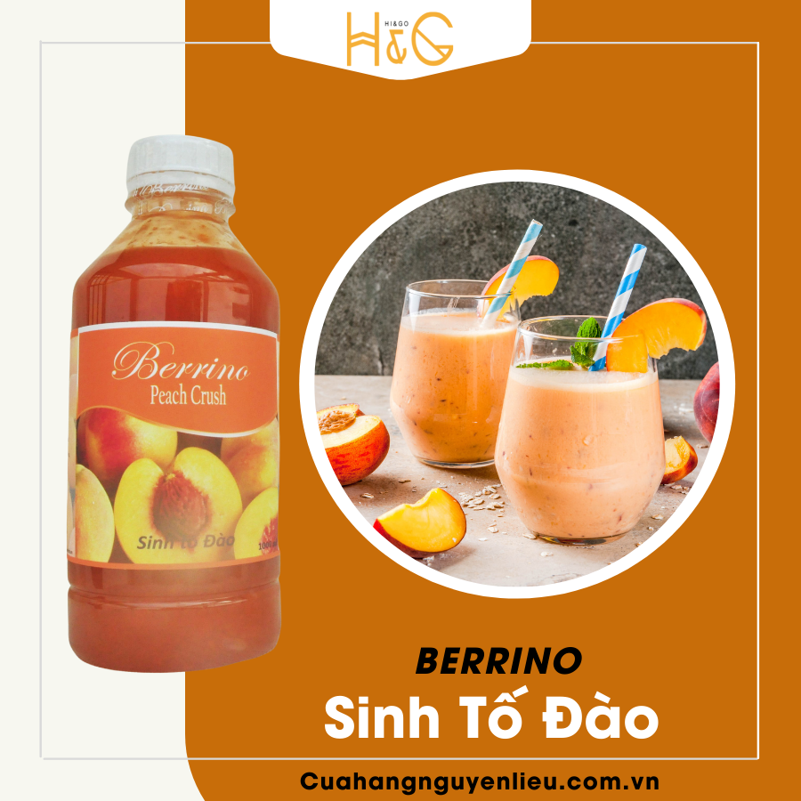 Mứt Sinh tố Đào Berrino