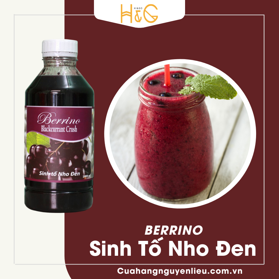 Berrino - Sinh tố Nho đen