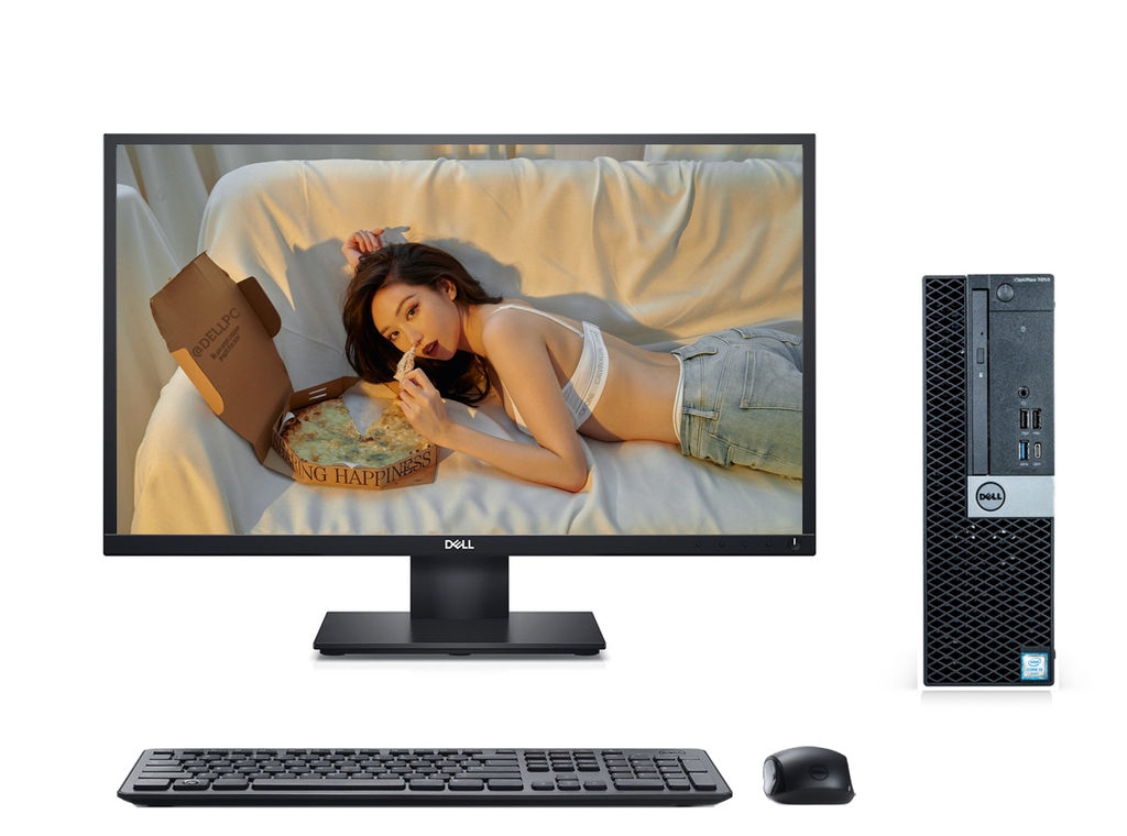 Bộ máy tính để bàn Dell OPTIPLEX 7050, U05S3M22 (Core i7-7700 / RAM 16GB / New SSD 512GB) / Màn hình Dell 22 inch FullHD / Chuột phím Dell