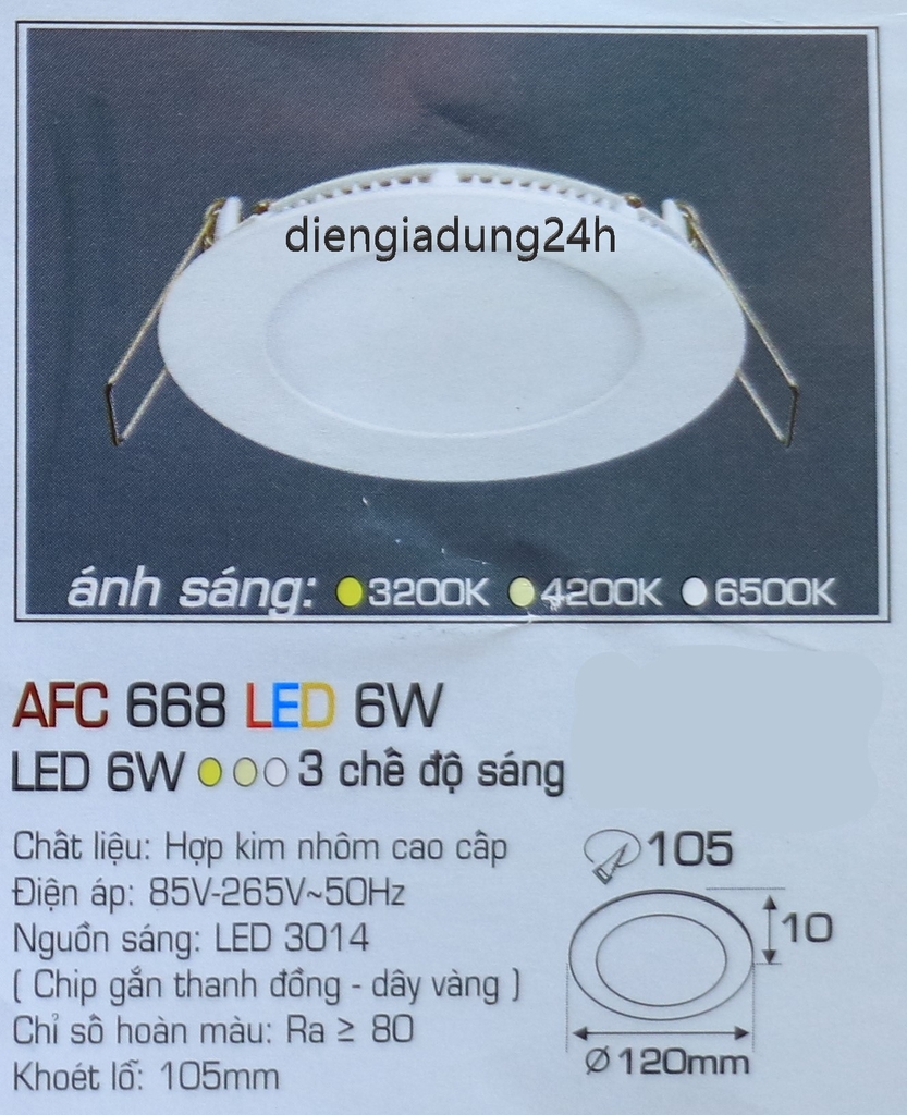 AFC 668 LED 6W