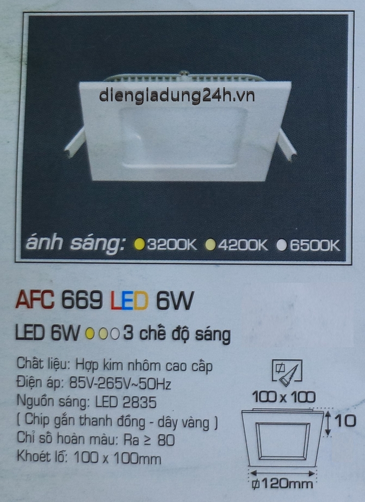 AFC 669 LED 6W