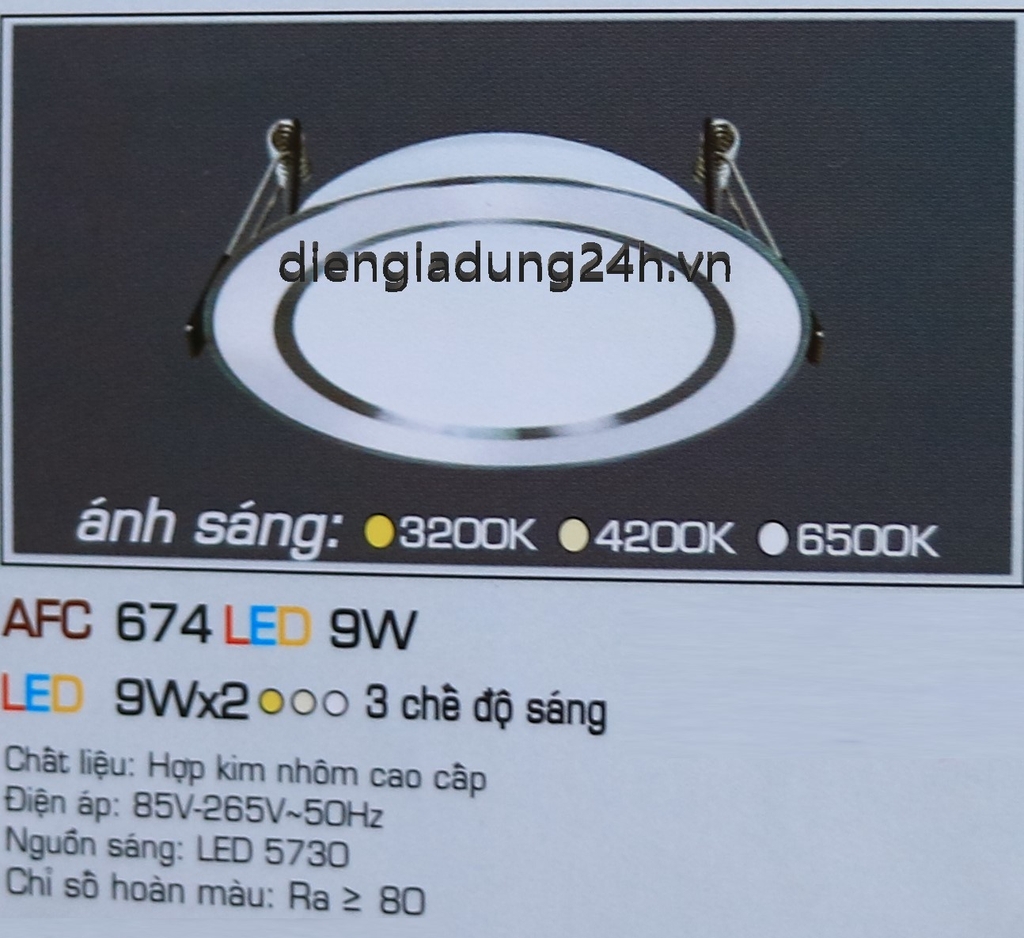 AFC 674 LED 9W