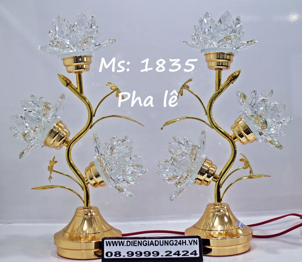 ĐÈN SEN DL 3 BÔNG LED CHỮ S 1835