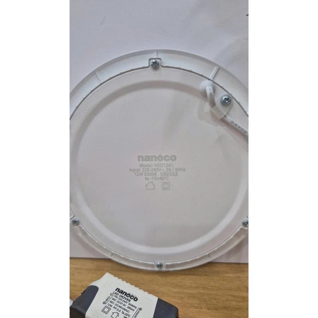 Đèn LED downlight siêu mỏng Nanoco NSD1261
