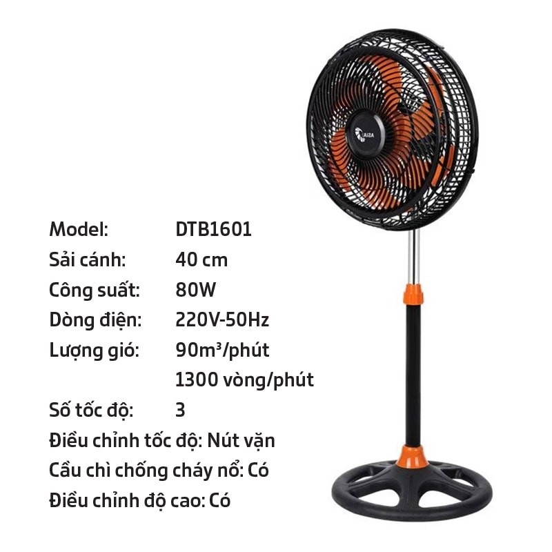 Quạt đứng TURBO Asia 6 cánh