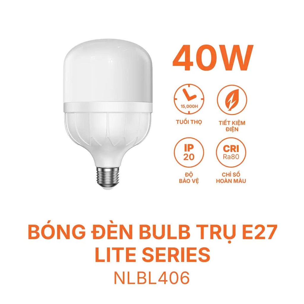 Bóng  trụ E27  Nanoco NLBL406