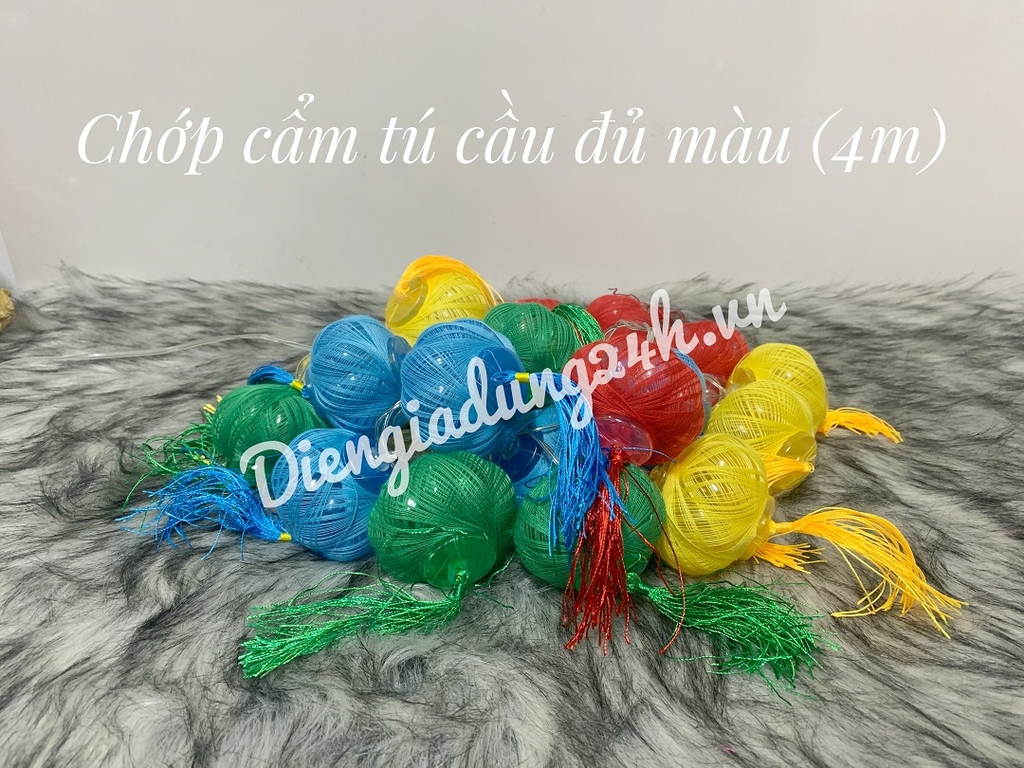 Chớp cẩm tú cầu đủ màu (4m)