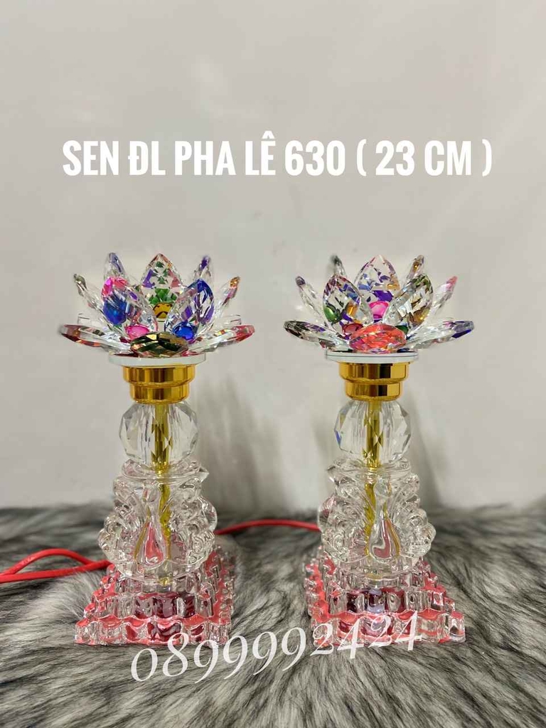 ĐÈN THỜ PHA LÊ CAO CẤP 630( 23 cm ) 1 CẶP