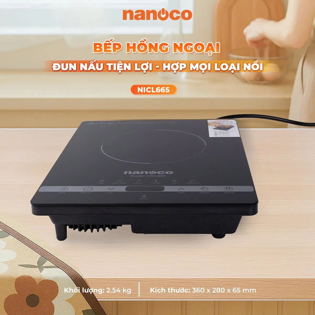 Bếp hồng ngoại Nanoco, NICL665