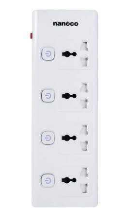 Ổ cắm có dây Nanoco NES43415-5