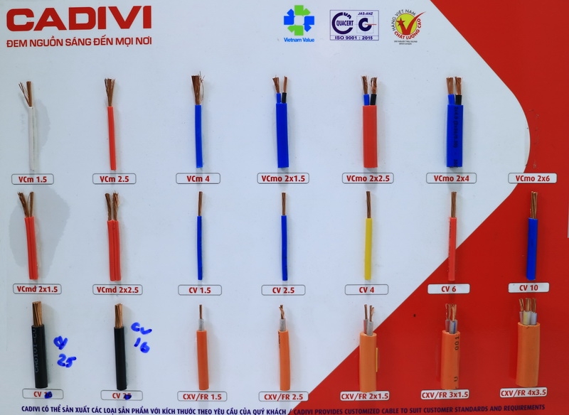 CÁP DẸP CADIVI 2 x 6.0mm2 (VCmo)