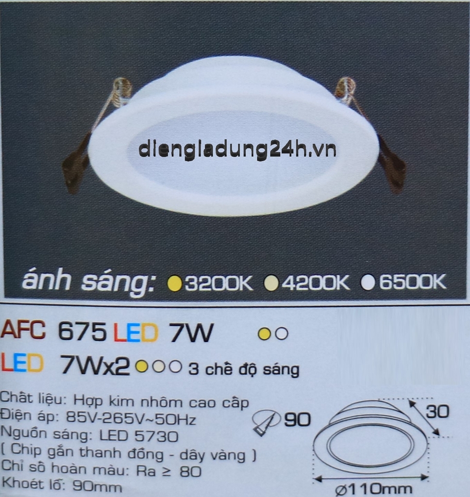 AFC 675 LED 7W